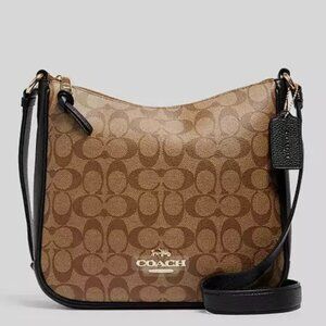 Coach Ellie File Bag In Signature Canvas